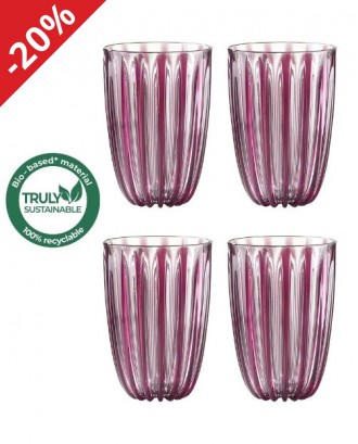 Set 4 pahare, 470 ml, mov, Dolcevita - GUZZINI